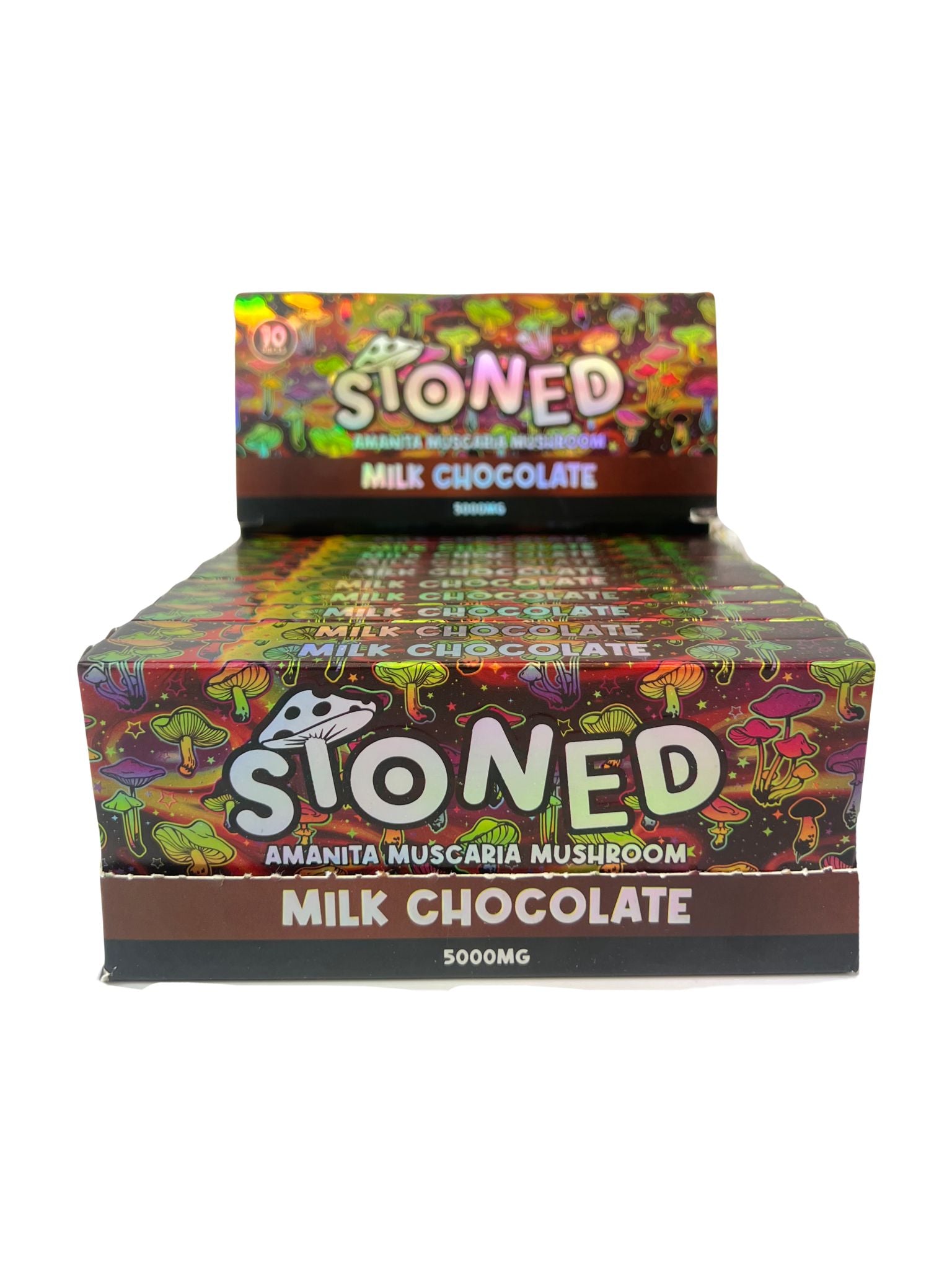 Stoned Amanita Muscaria Mushroom Chocolate Bars - 5000 MG