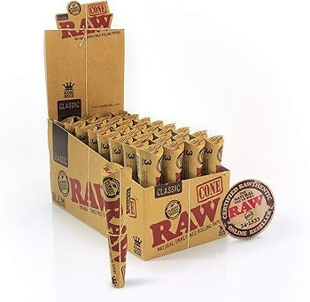 RAW - Classic Pre-Rolled Cones - 3 Pack - King Sized