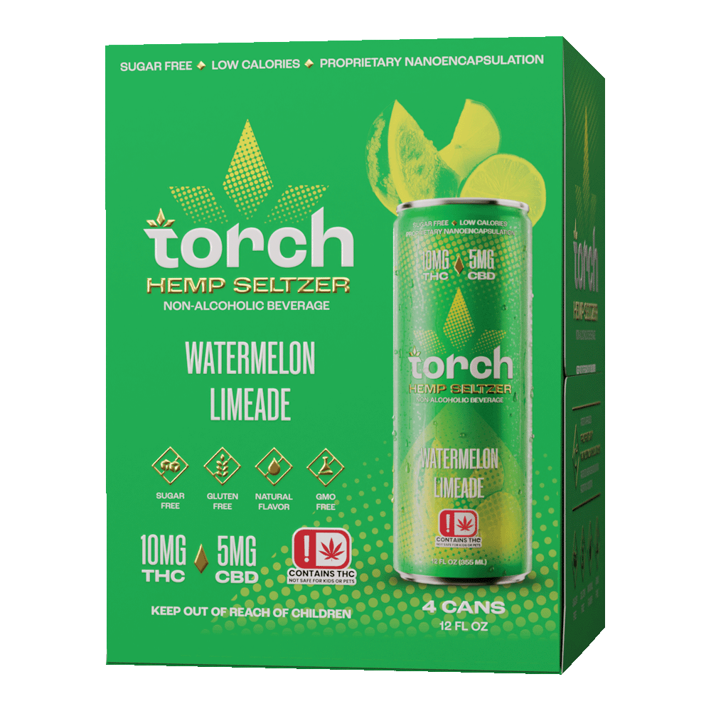 Torch Hemp - THC Seltzer / Iced Tea (4ct)