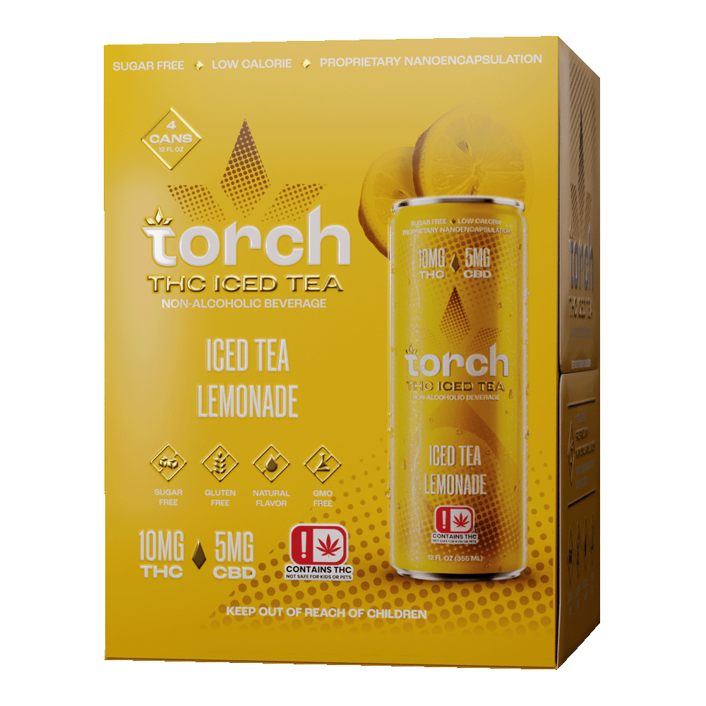 Torch Hemp - THC Seltzer / Iced Tea (4ct)