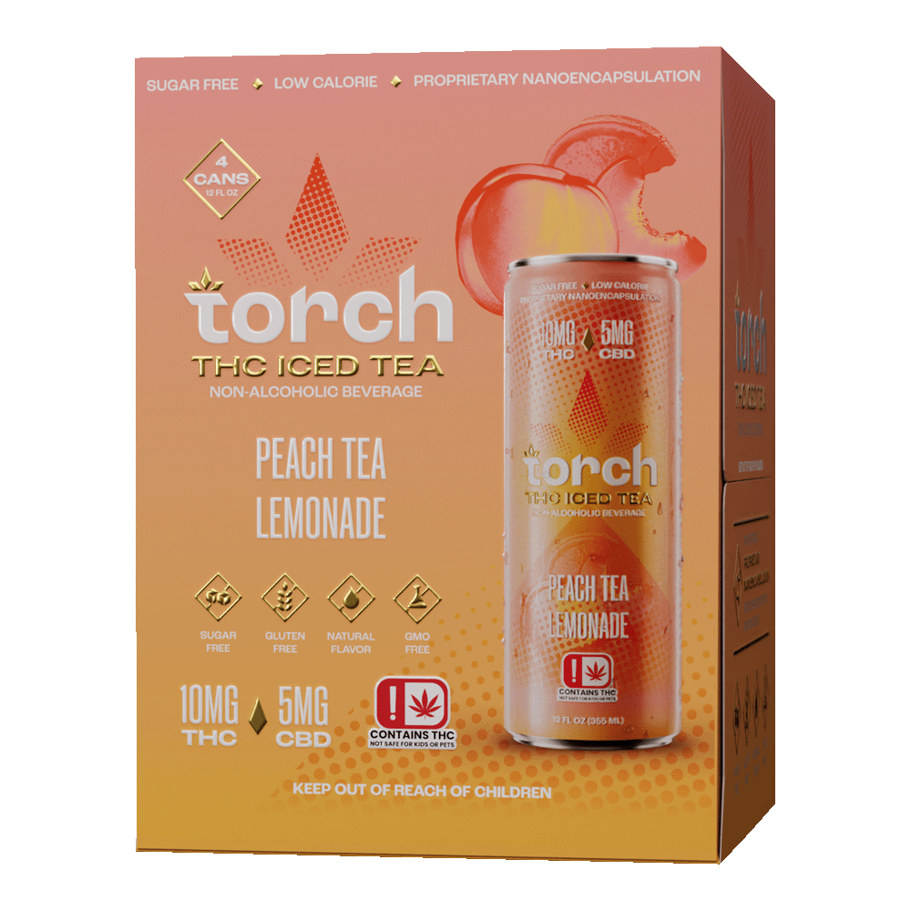 Torch Hemp - THC Seltzer / Iced Tea (4ct)