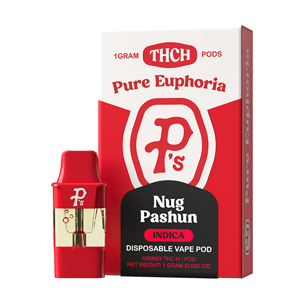 Pushin P’s - Pure Euphoria THCH Blend - 1 Gram Disposable Vape Pod (6ct)