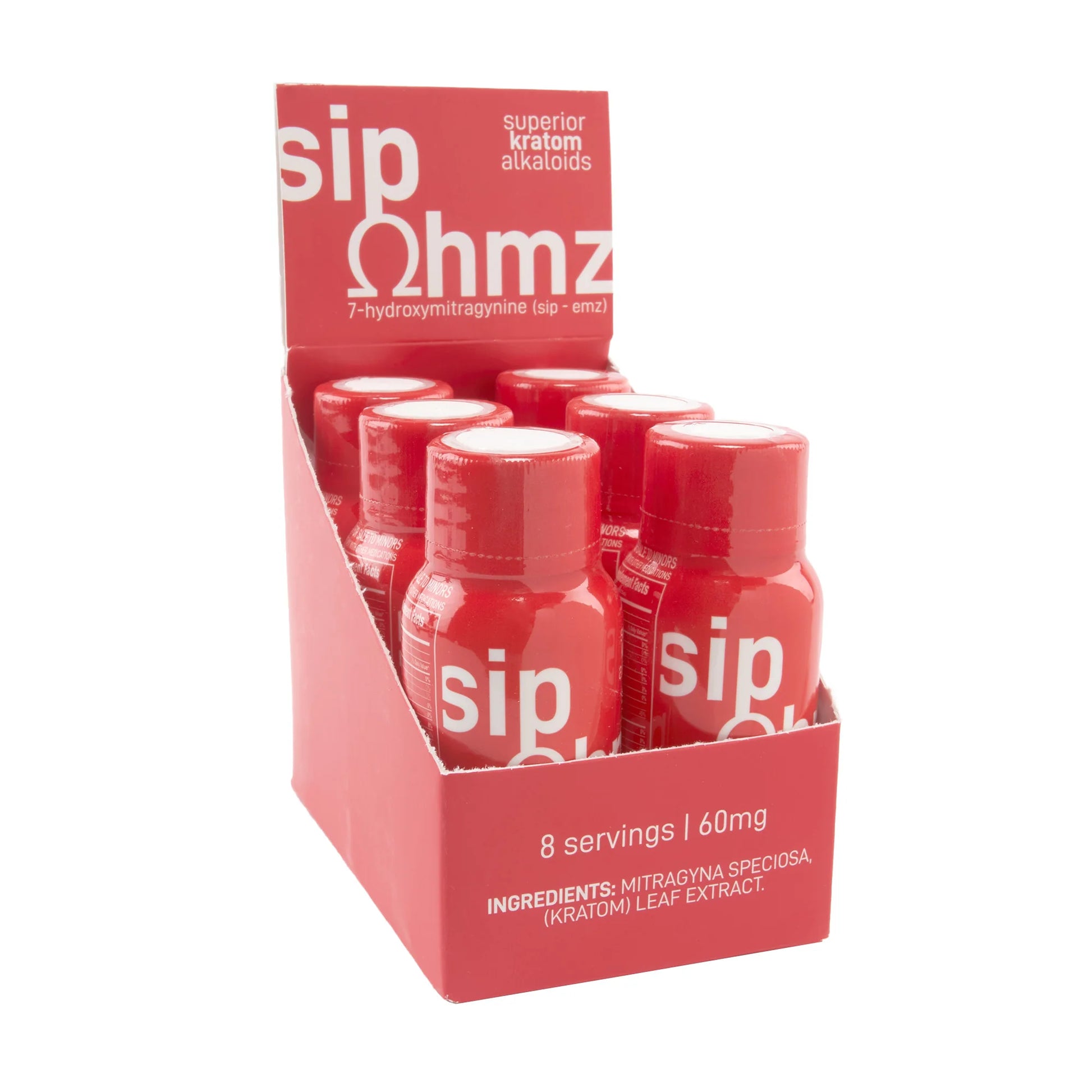 Sip Ohmz - 7 Hydroxy Shots 60mg (6ct)