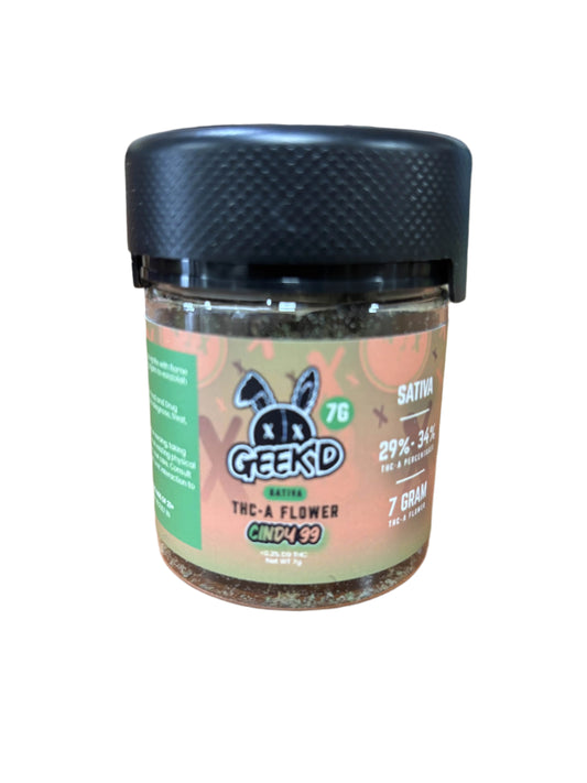 GEEK'D THC-A FLOWER 7GRAM JAR