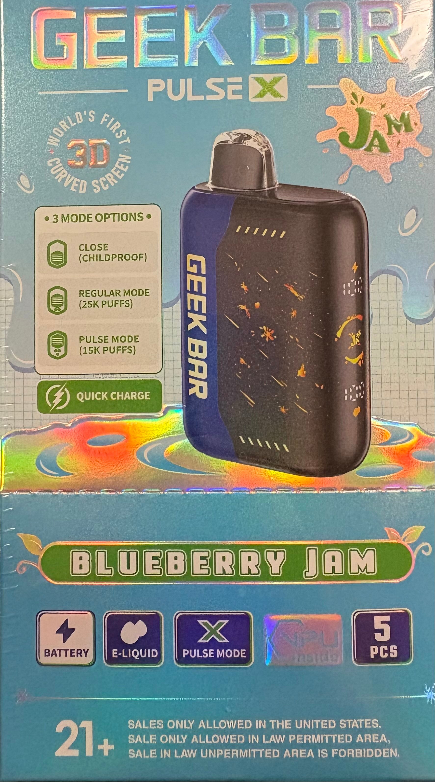 Geek Bar Pulse X 25k - 5 pack Disposable Nicotine A&I Family Wholesale Geek Bar Pulse X 25k - 5 pack Disposable Nicotine A&I Family Wholesale