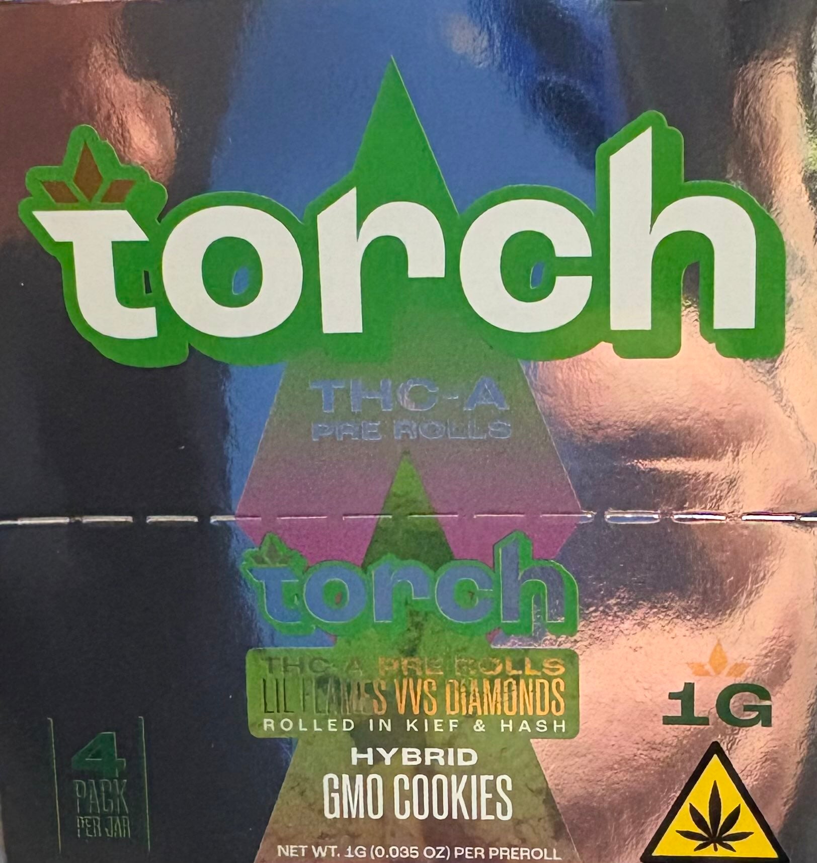 Torch THC-A Lil Flames VVS Diamond 1G Pre-Rolls 4ct 6pk