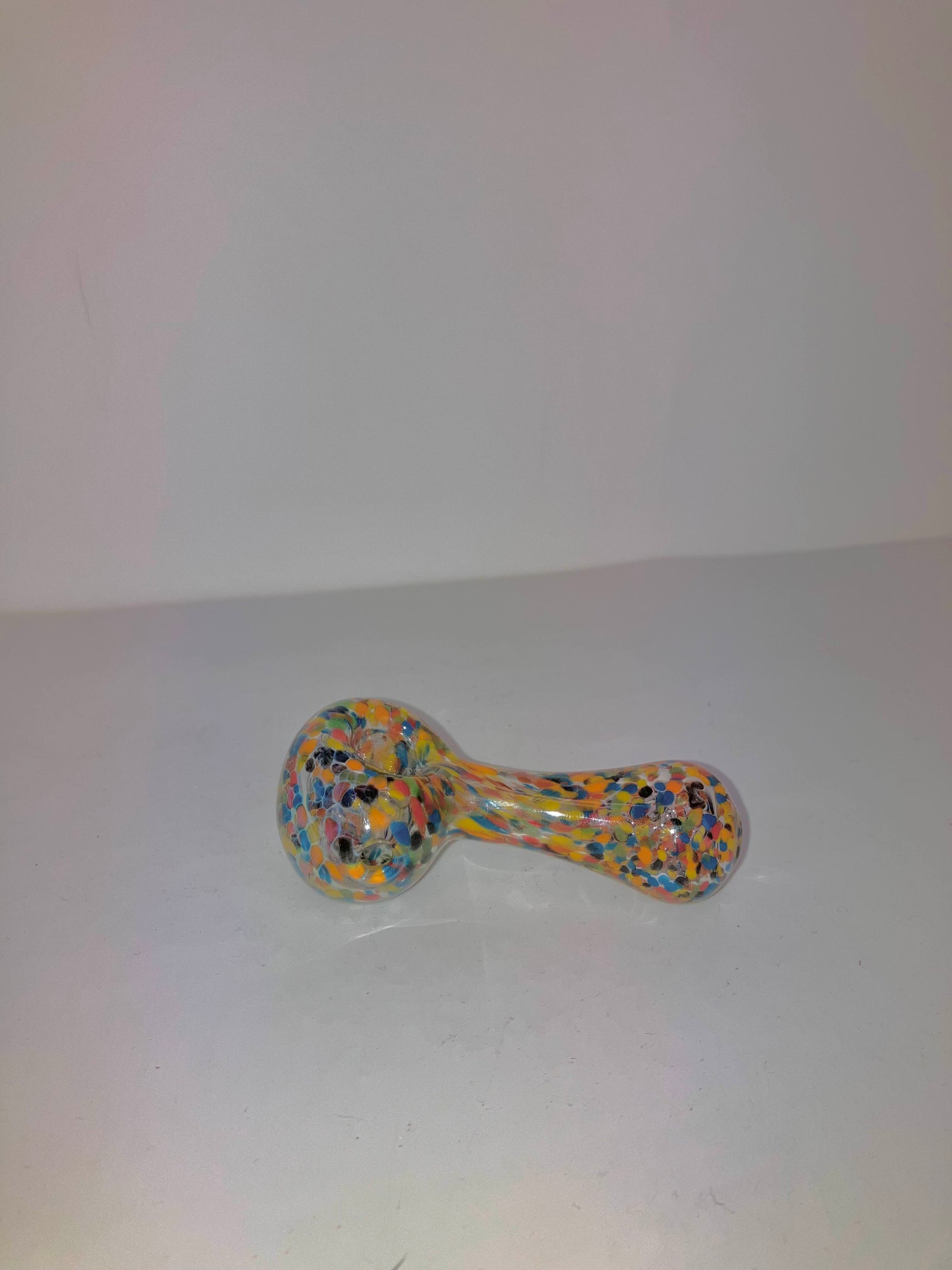 3 Inch Rainbow Glass Hand Pipe (2ct)