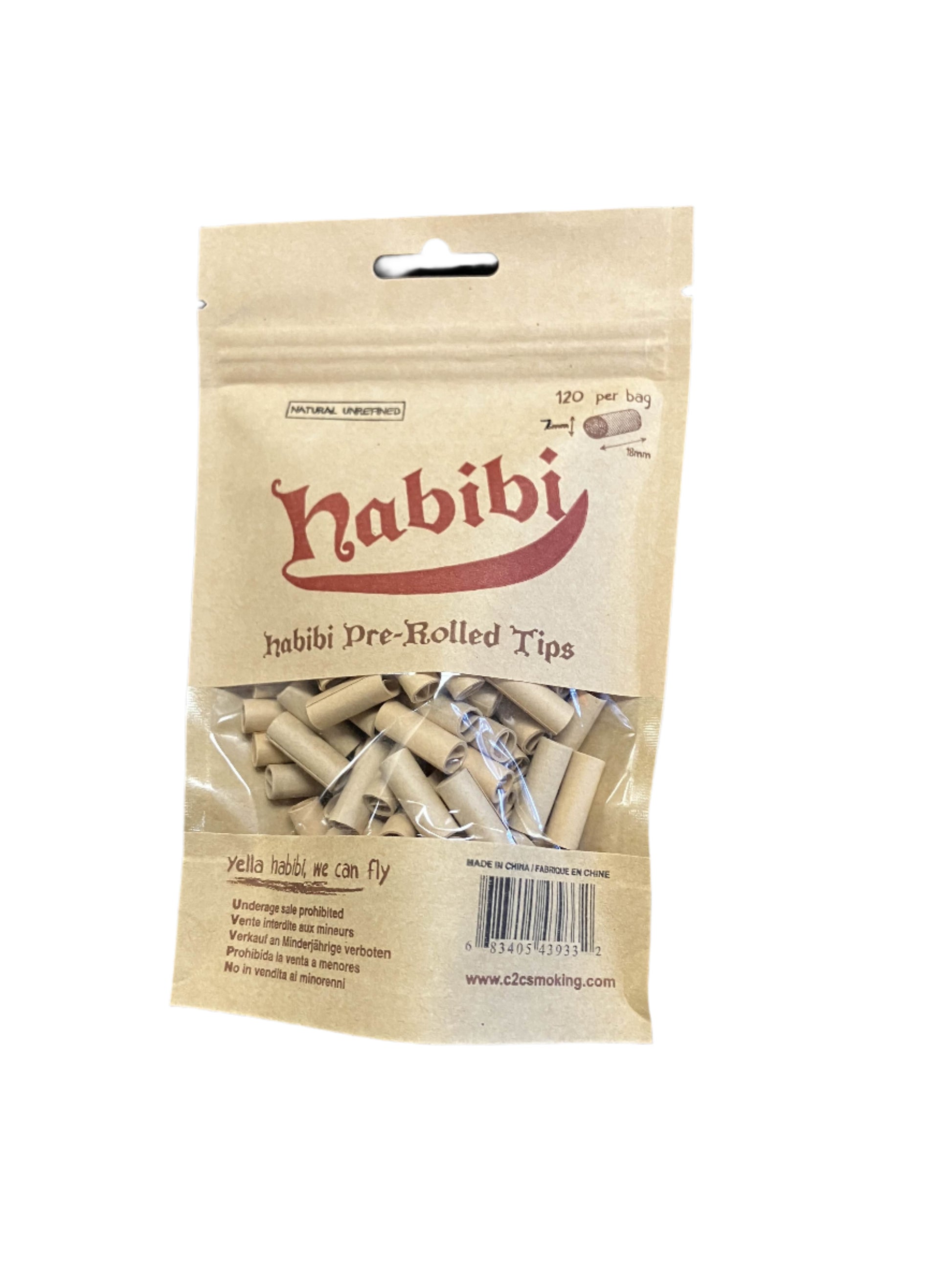 Habibi Pre-Rolled Filter Tips 120Ct