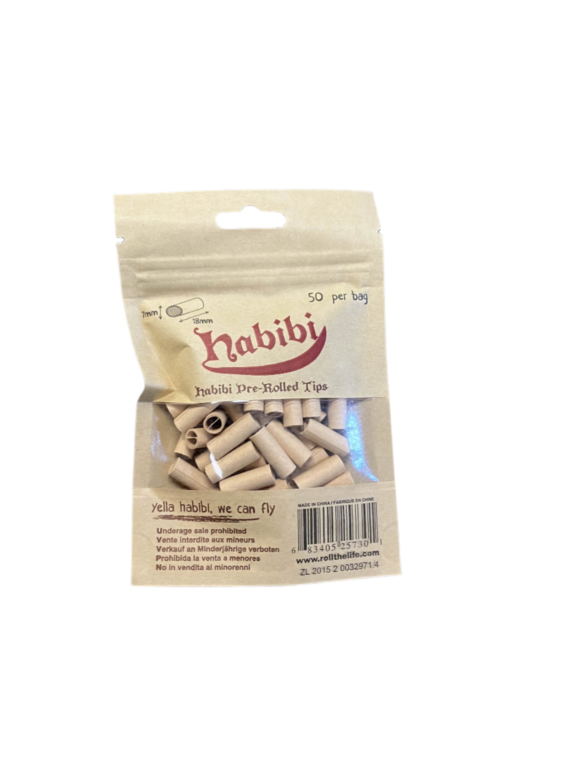 Habibi Pre-Rolled Filter Tips 50Ct