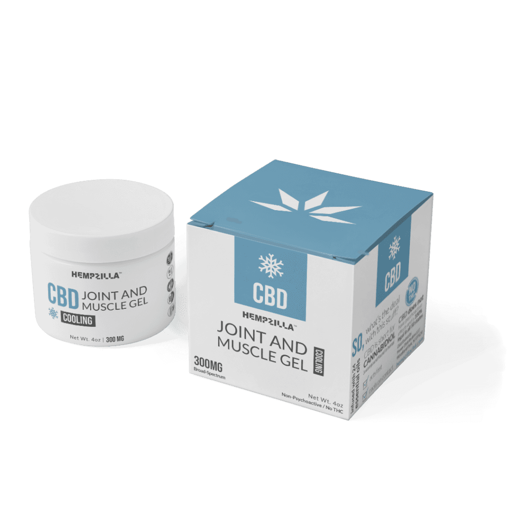 Hempzilla - CBD Joint and Muscle Cooling Gel - 300mg