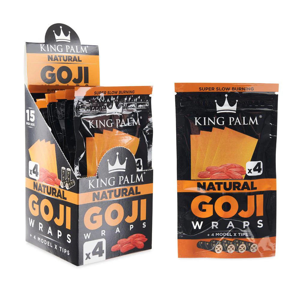 King Palm Goji Wraps - 4pk (15ct display)