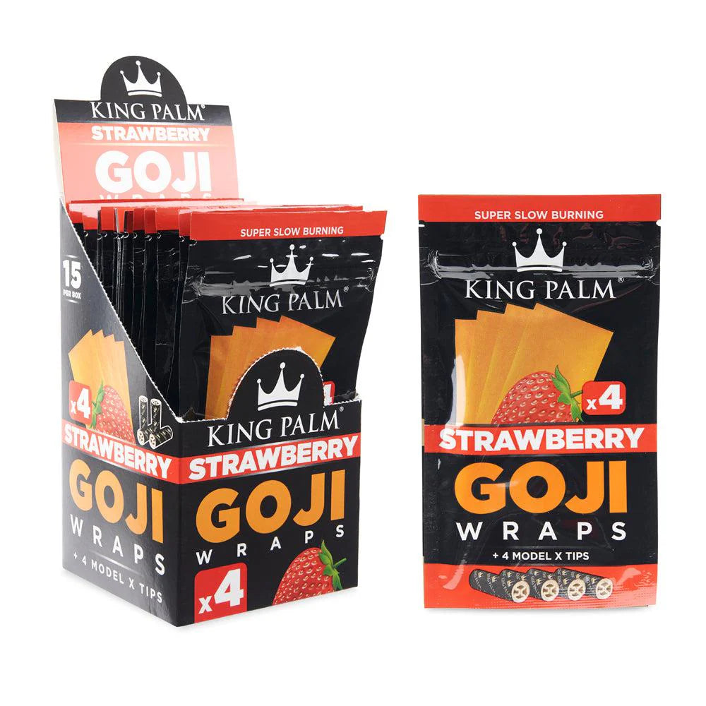 King Palm Goji Wraps - 4pk (15ct display)