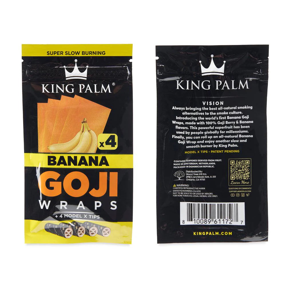 King Palm Goji Wraps - 4pk (15ct display)