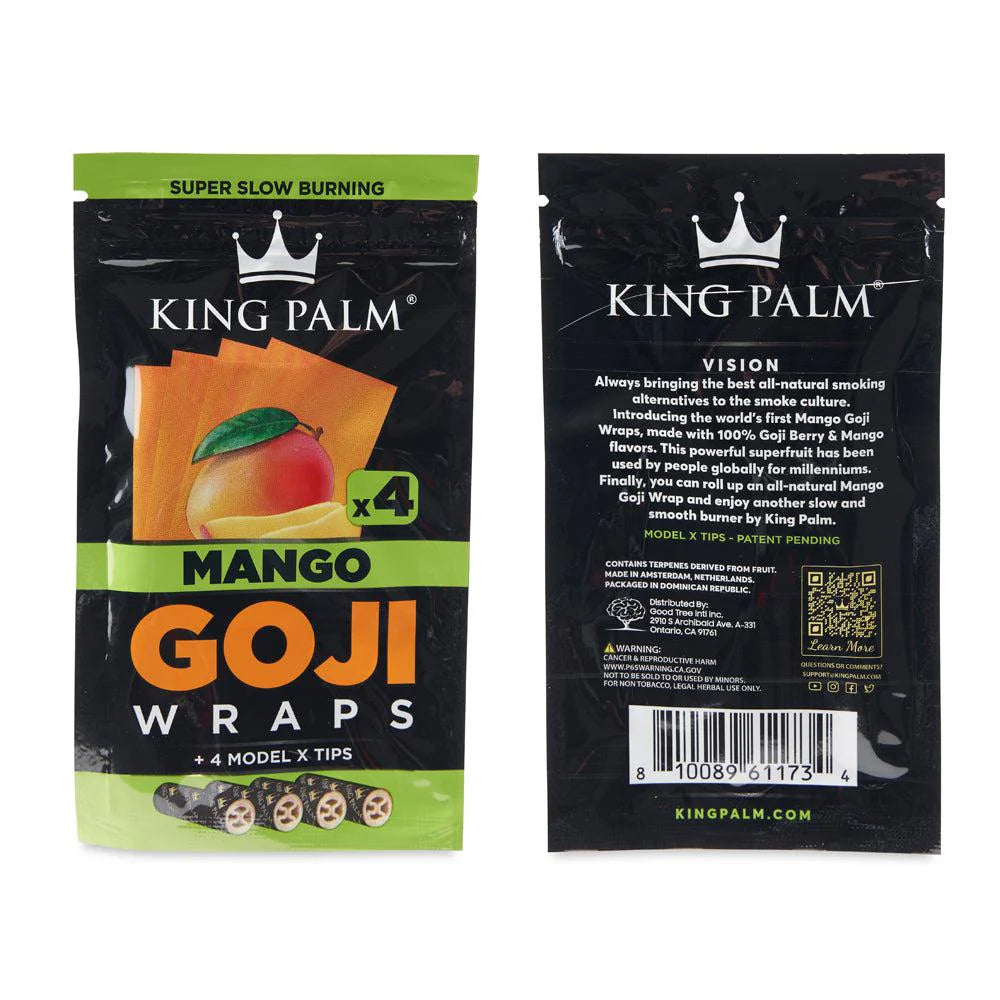 King Palm Goji Wraps - 4pk (15ct display)