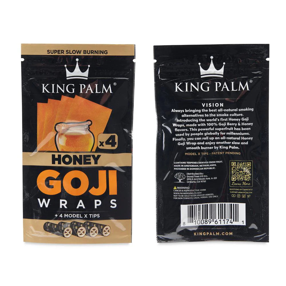 King Palm Goji Wraps - 4pk (15ct display)