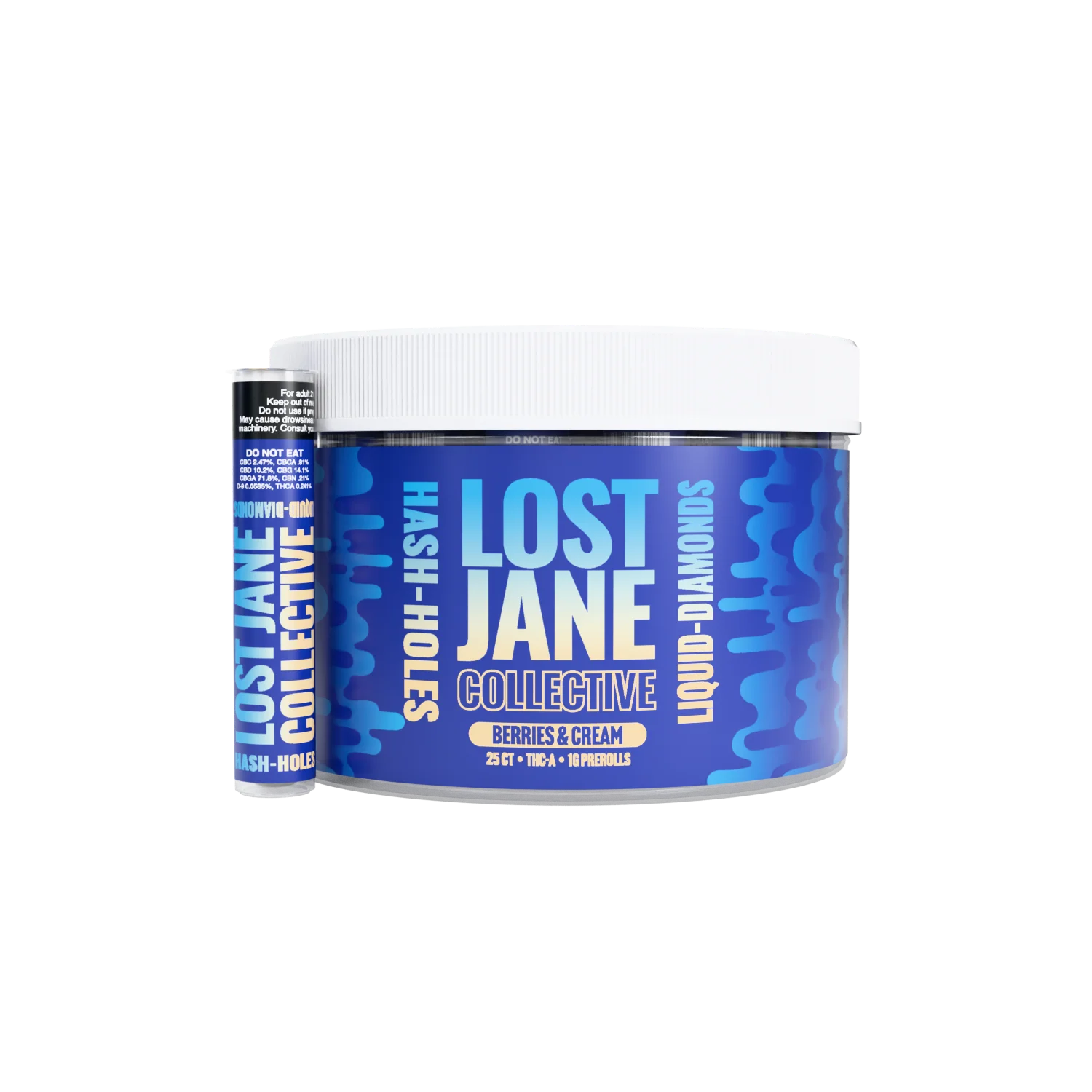 Lost Jane Liquid Diamond 1g Hash Holes (25ct)