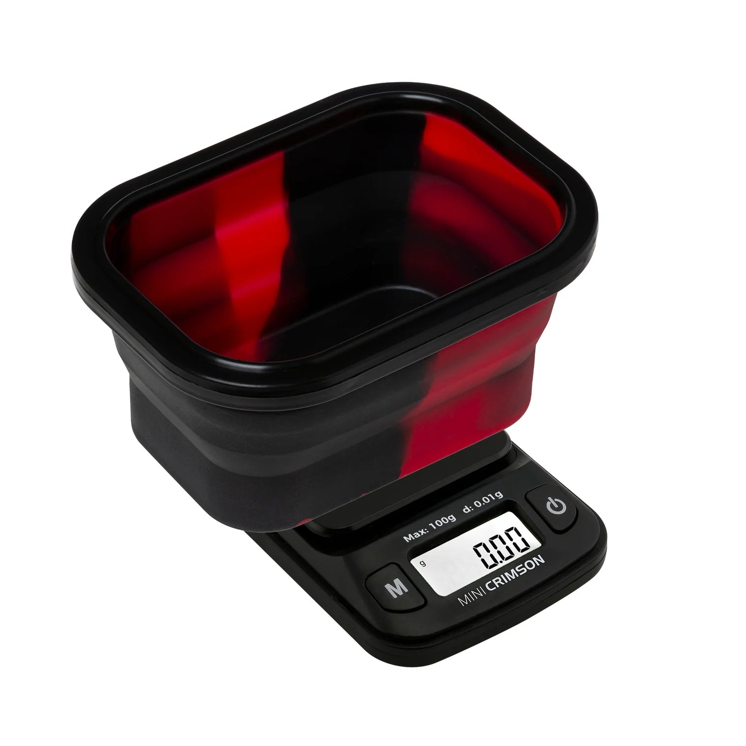 Truweigh Mini Crimson Scale Collapsible Bowl 100g X 0.01g