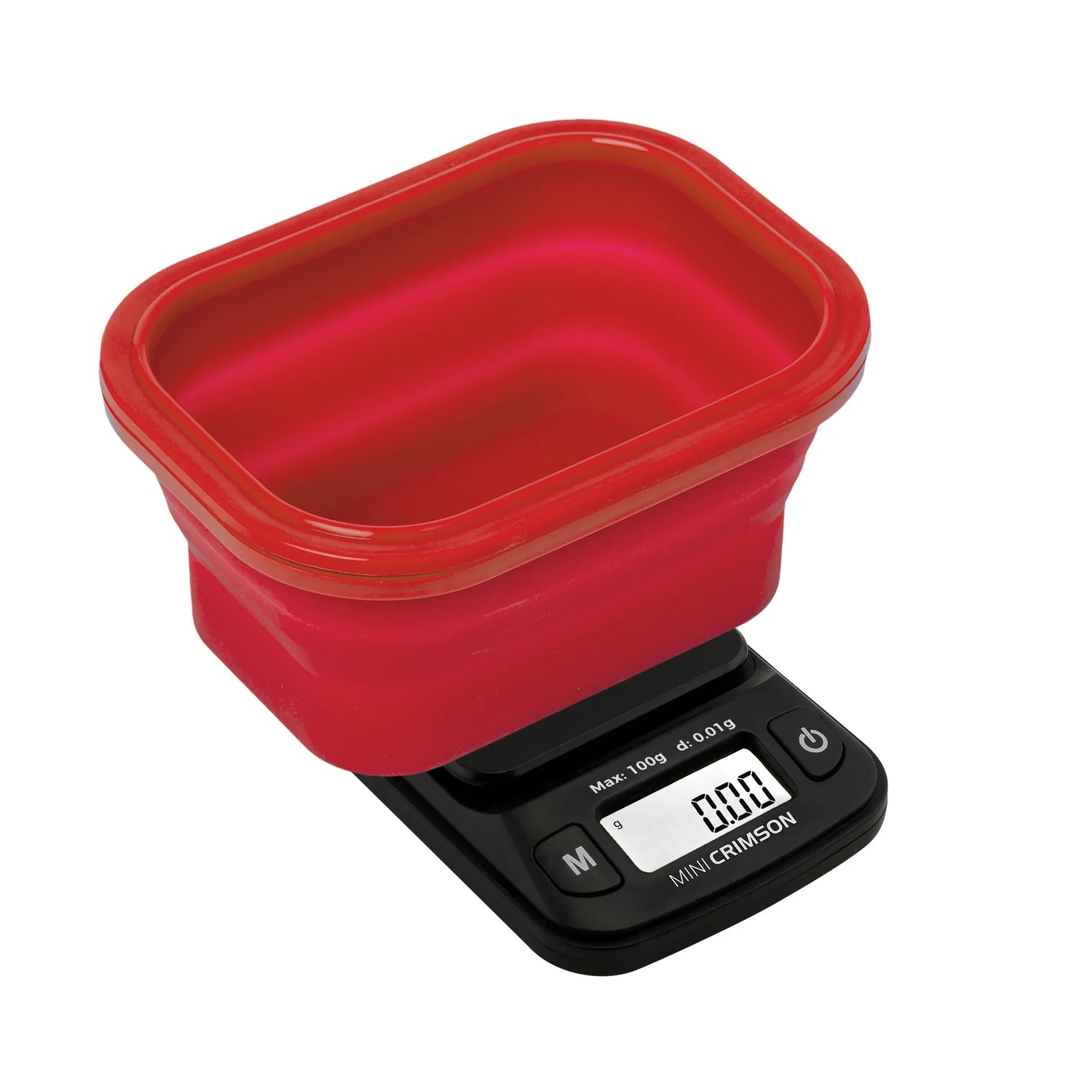 Truweigh Mini Crimson Scale Collapsible Bowl 100g X 0.01g