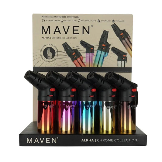 Maven Alpha - Chrome Collection Display (15ct)