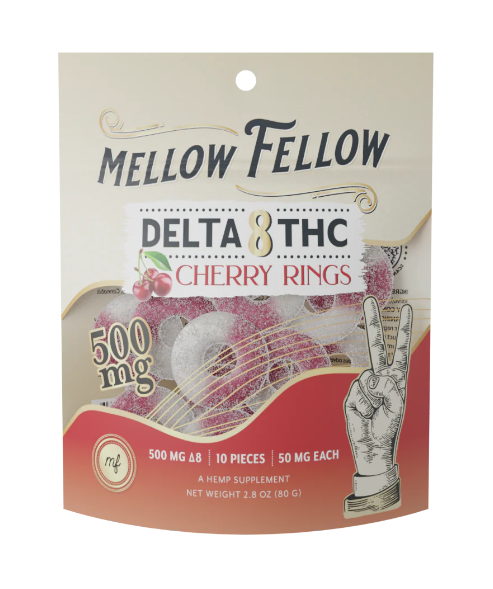 Mellow Fellow D8 THC 500 mg rings 6 pack – A&I Family Wholesale