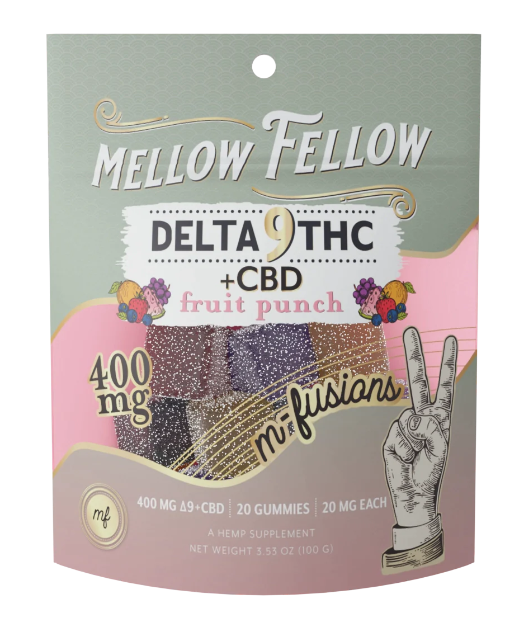Mellow Fellow D9 THC+CBD 400 mg M fusion 6 pack