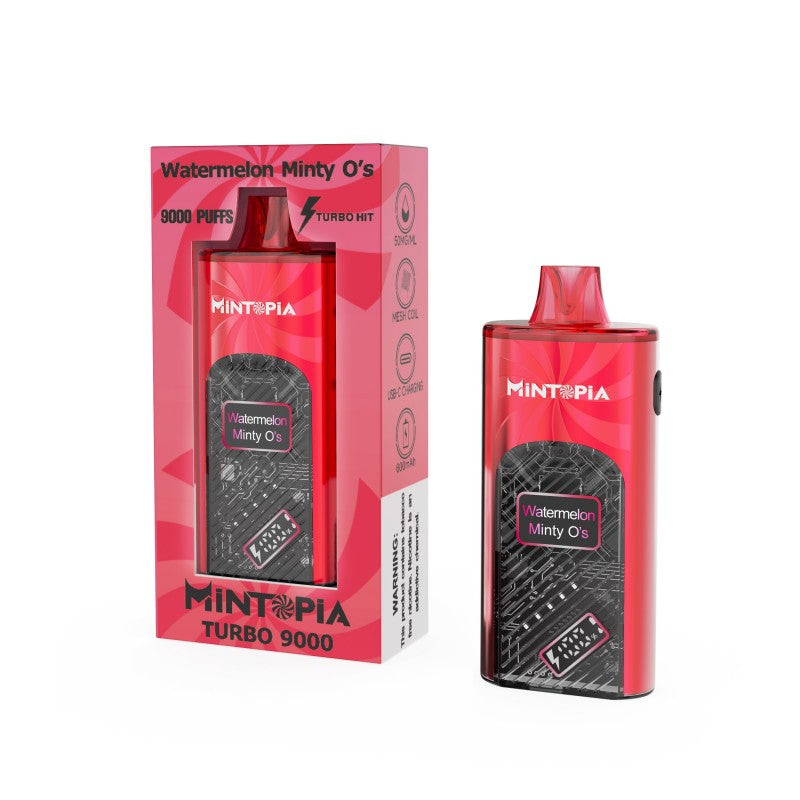 Mintopia 9000 Puff - 5 Pack - Disposable Nicotine