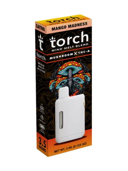 Torch Hemp Mind Melt 3.5G Disposable. Mushroom x Delta