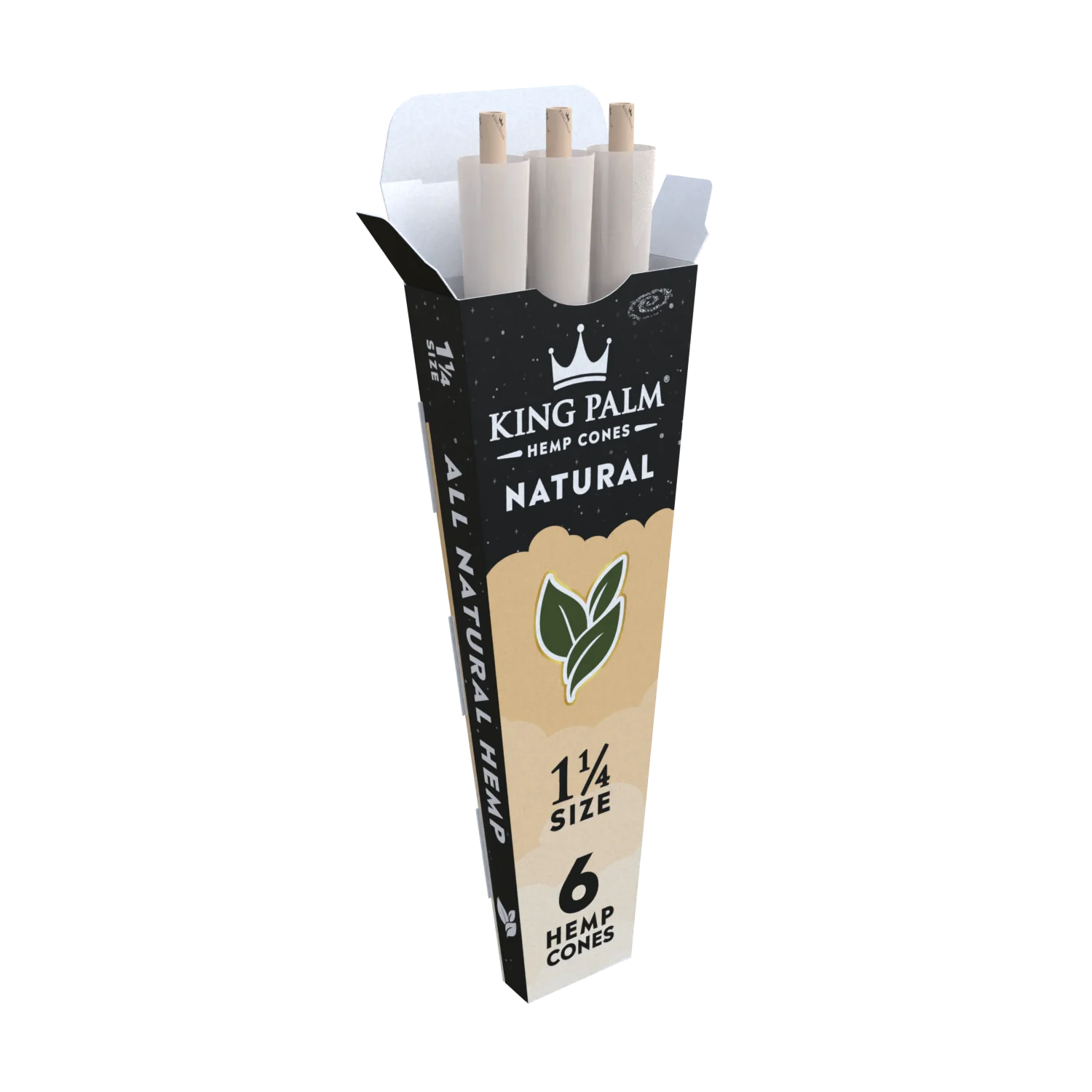 King Palm - Natural Hemp Cones (30ct)