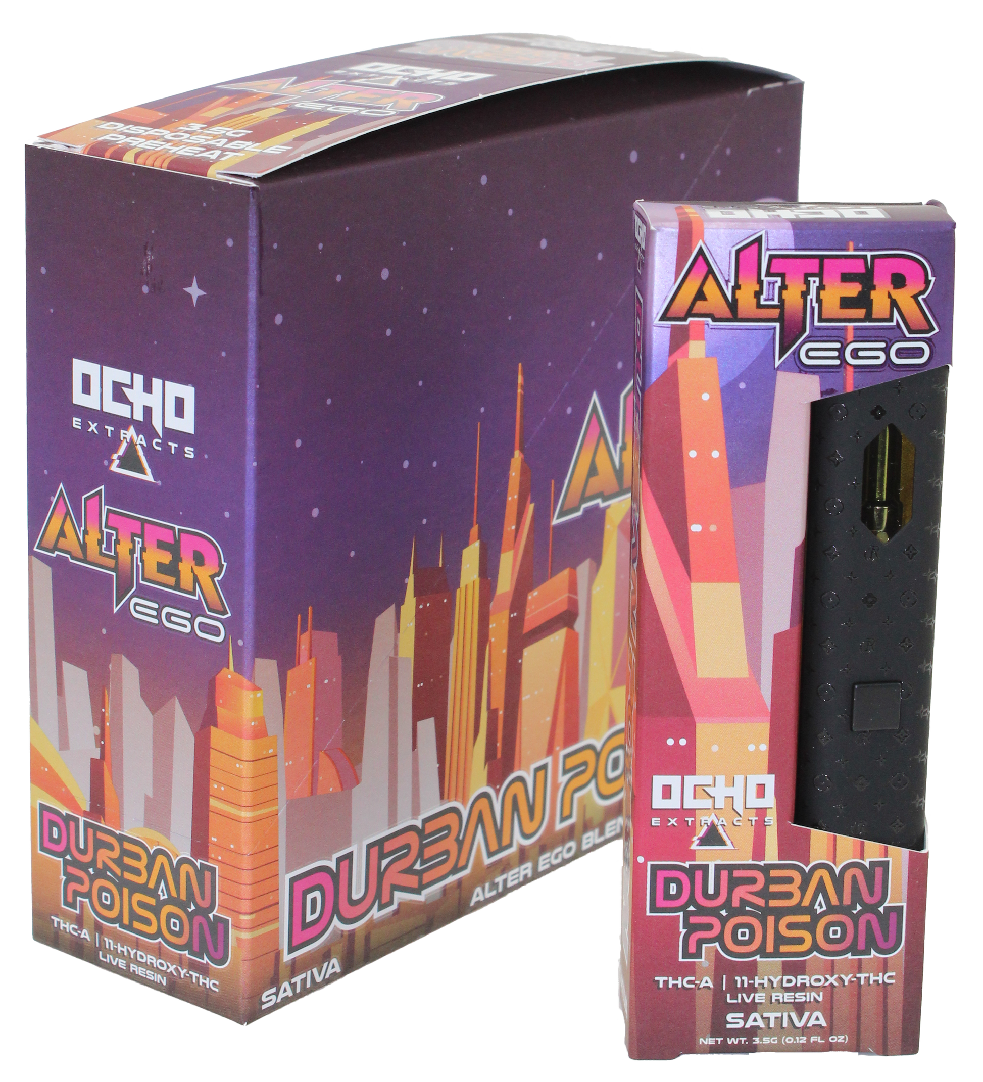 Ocho Extracts Alter Ego 3.5GTHC-A Disposable - 6 Pack