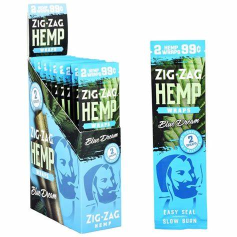 Zig-Zag Hemp Wrap 2 / .99c 25 Pack - Not Tobacco Products