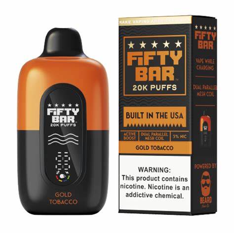 Fifty Bar Vape Disposable - 20K Puffs (5ct) Disposable Nicotine