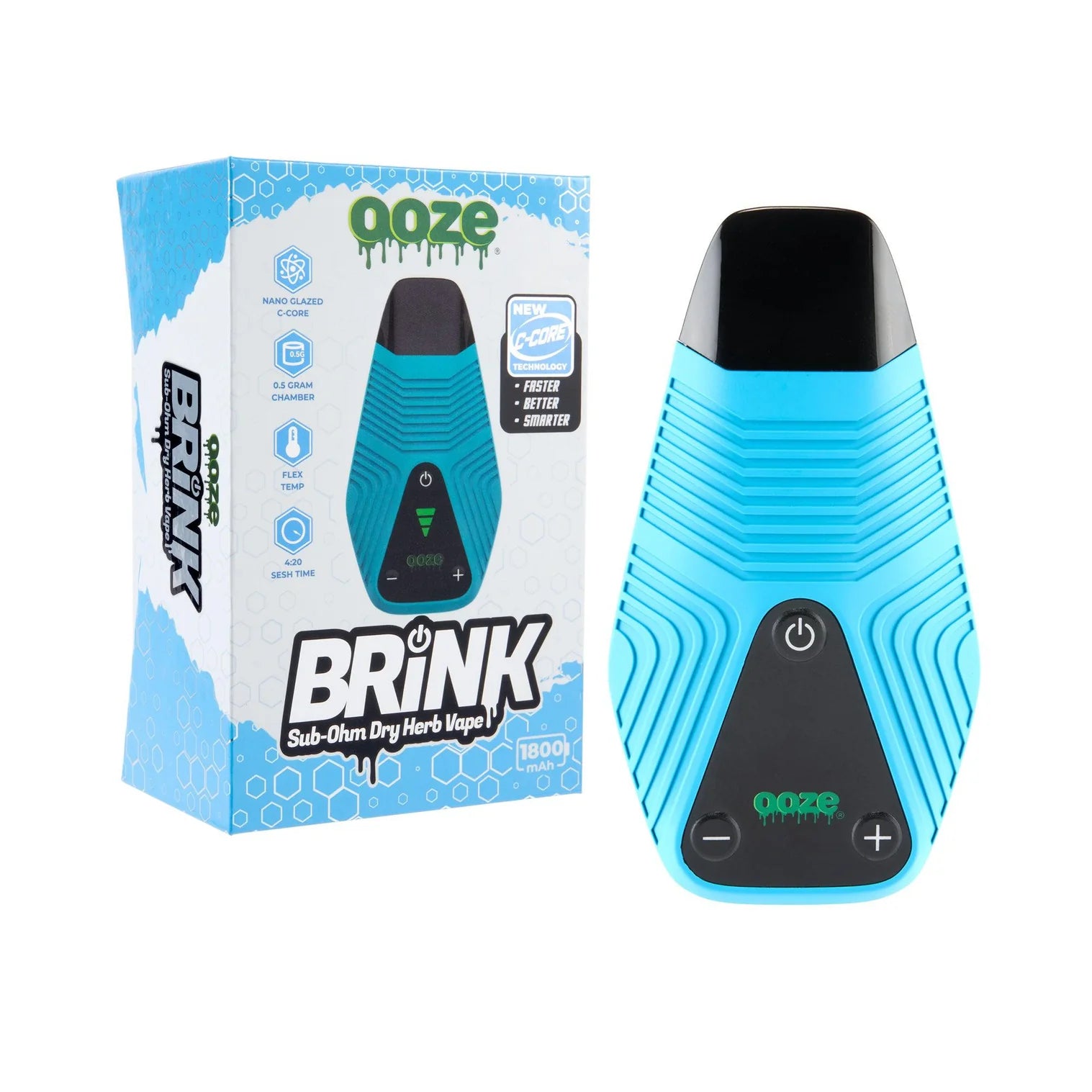 Ooze Brink Dry Herb Vaporizer - 1800mAh (C-Core)