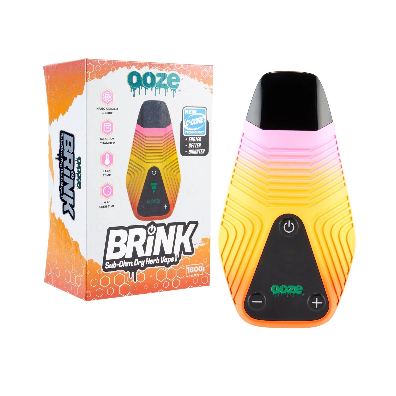 Ooze Brink Dry Herb Vaporizer - 1800mAh (C-Core)