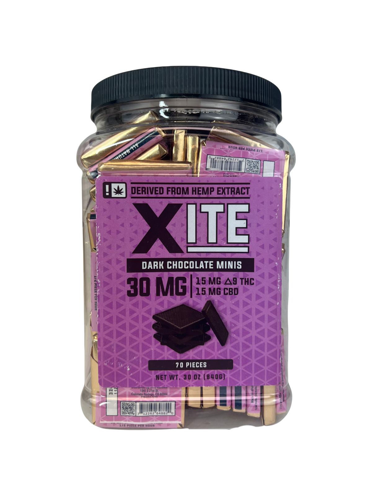 Xite Dark Chocolate Minis 30mg