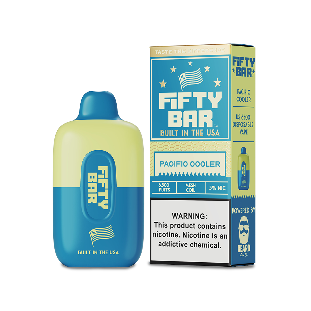 Fifty Bar Disposable Vape (5%, 6500 Puffs) (5ct) Disposable Nicotine A&I Family Wholesale Fifty Bar Disposable Vape (5%, 6500 Puffs) (5ct) Disposable Nicotine A&I Family Wholesale
