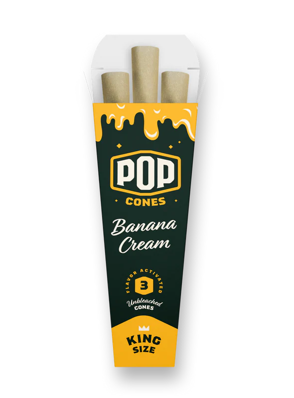 Pop Cones King Size 3pk Pre-Rolled Cones (24ct Display)