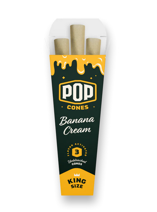 Pop Cones King Size 3pk Pre-Rolled Cones (24ct Display)