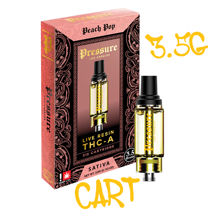 Pressure Live Resin THCA Cartridge 3.5g - 5 Pack