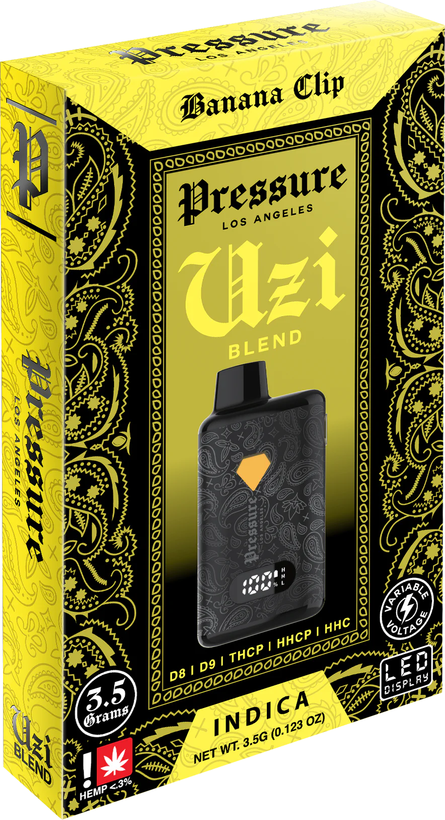 Pressure  Uzi Blend THCA Disposable 3.5g - 5 Pack