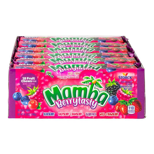 Mamba Berrytasty 18ct Fruit Chew Snacks