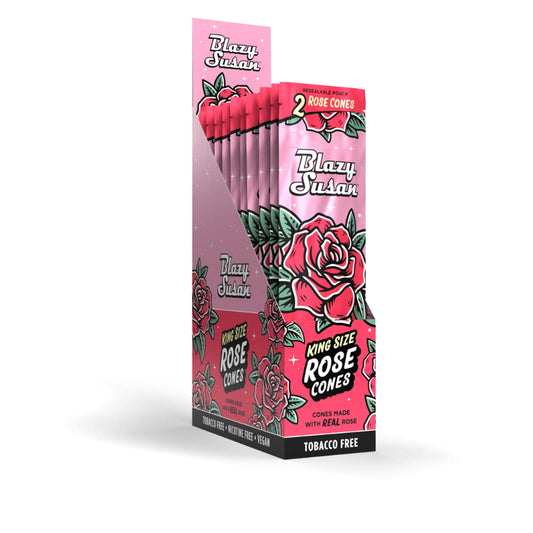 Blazy Susan - Rose Hemp Cones  (10ct)
