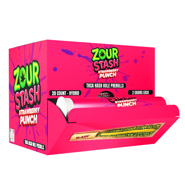Zour Stash 2g THC-A Hash Hole Pre-Rolls 20ct