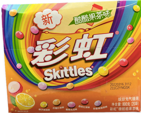 Exotic Skittles Fruit Tea Flavor 20 Pack Display