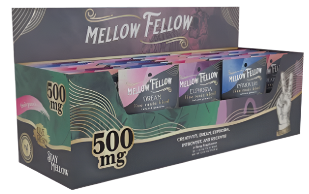 Mellow Fellow Blends - 500mg Mix - Fruit Punch (30 Bag Mix)