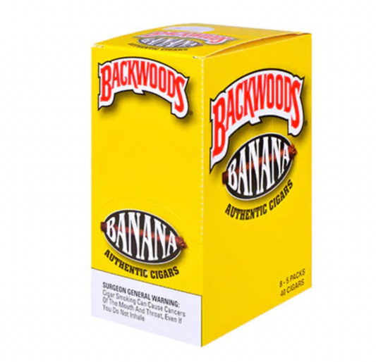 Backwoods - All Natural Leaf Wrapper - 5 Cigars x 8 Pack- Tobacco Products