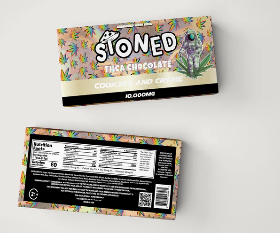 Stoned THCA Choclate Bars - 10000 Mg - 10 Per Display Box