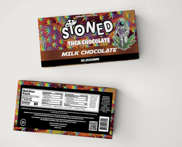 Stoned THCA Choclate Bars - 10000 Mg - 10 Per Display Box