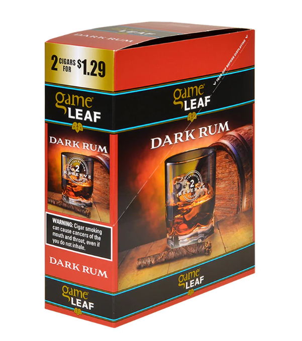 Game Leaf - 2 Pack Cigarillos - Pre Priced $1.49 (2x15 Pack) - Tobacco Products