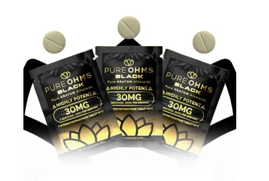 Pure Ohms Black 7 Hydroxy tablets - 30mg - 30pk (1 ct. tablets)