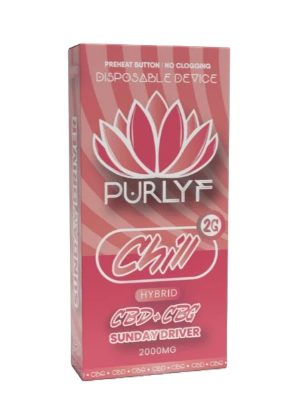 Purlyf - CBD 2g Disposable - 2000mg - (5 pk.)